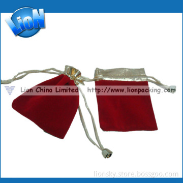 Promotional Festival Wedding Velvet Drawstring Candy Gift Pouch
